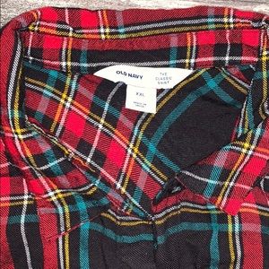 Old Navy Tops - Old Navy the classic shirt plaid flannel XXL 2x Old Navy Tops - Old Navy the classic shirt plaid flannel XXL 2x